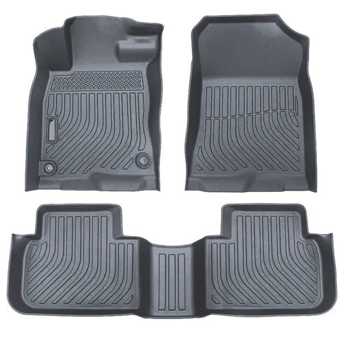 Tappetini 3D per auto, set interni, colore grigio